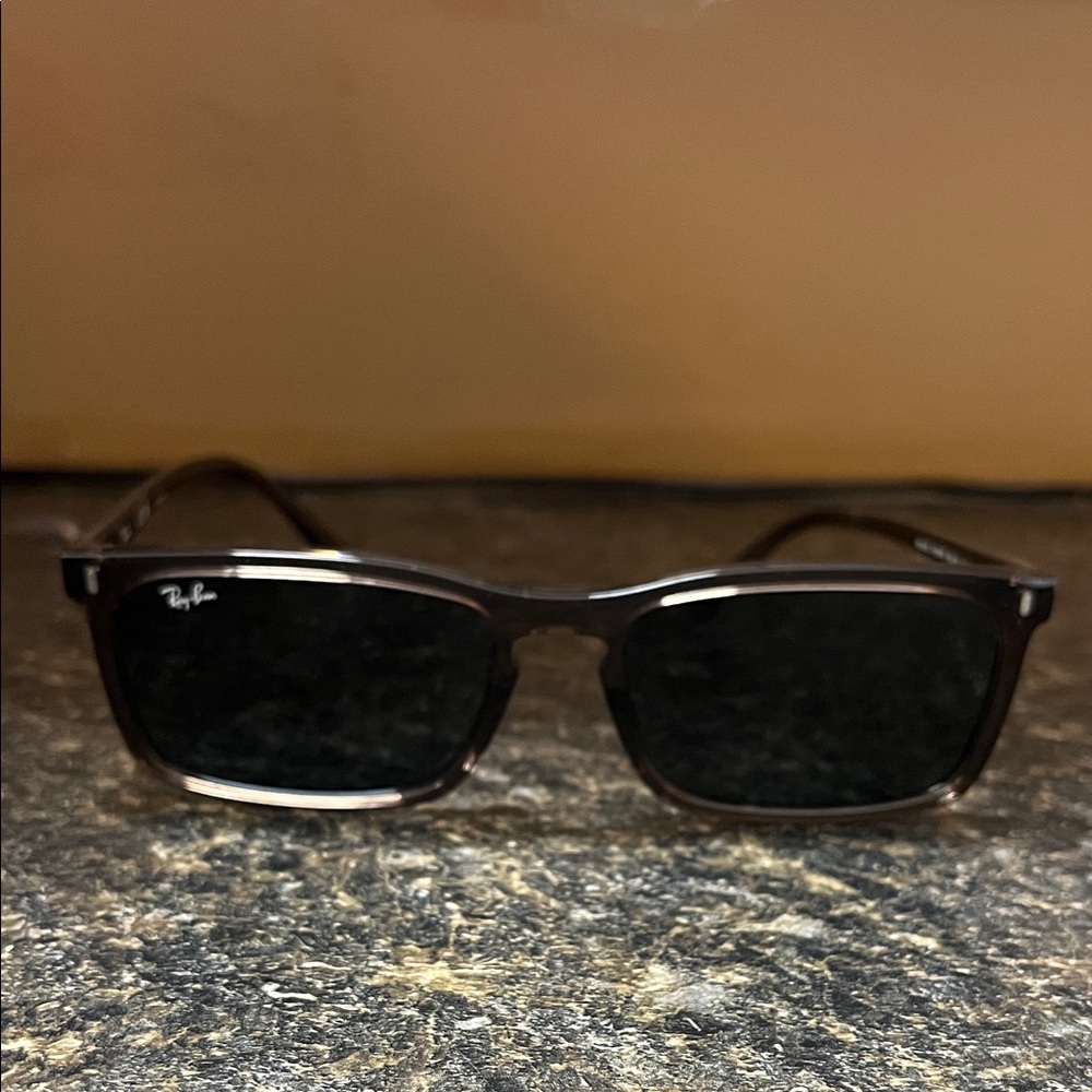 Ray-Ban Black Frame Sunglasses with Dark Lenses